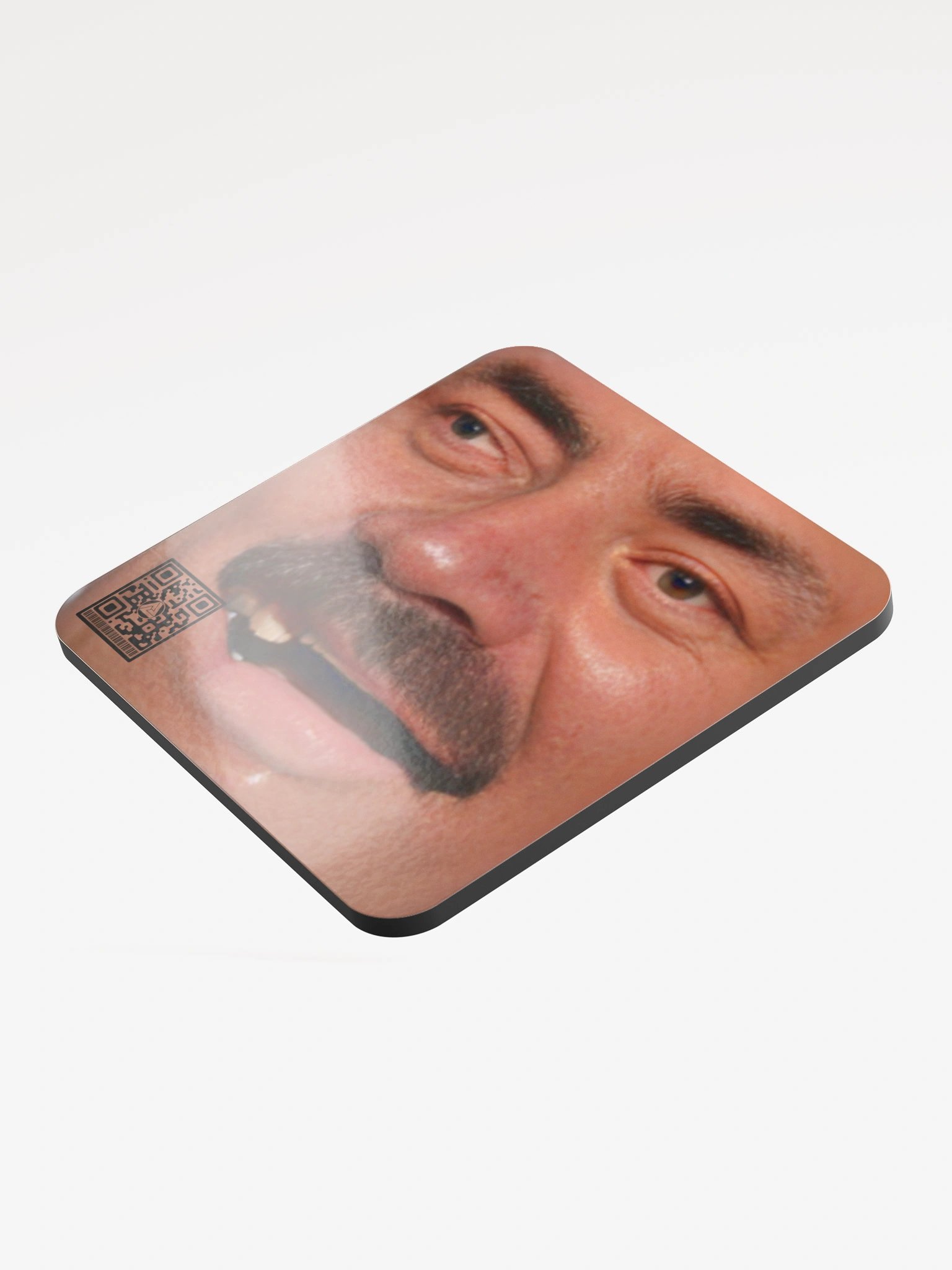 AI KEK Glossed Cork Coaster product image (3)