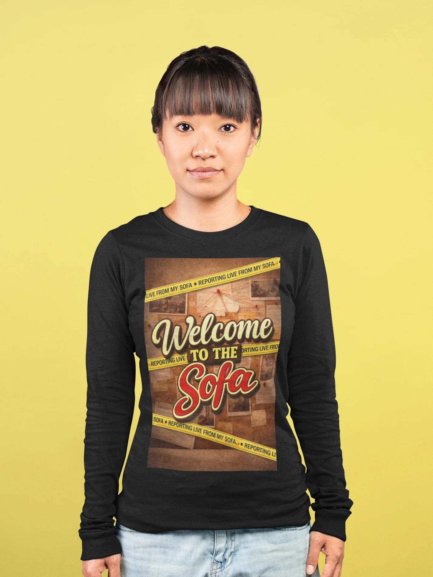 Welcome to the Sofa Crime Board Long Sleeve Shirt product image (15)