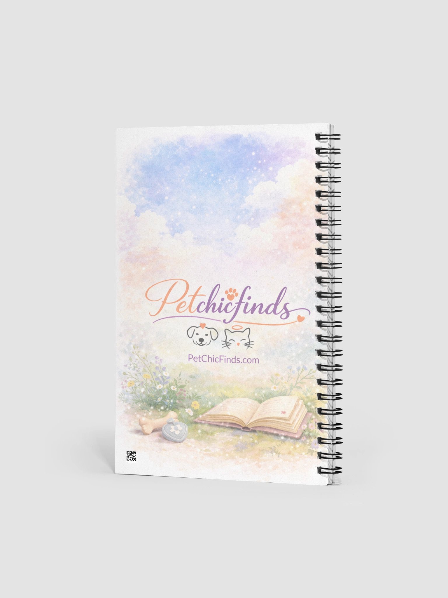 Whimsical Sky Spiral Notebook product image (2)