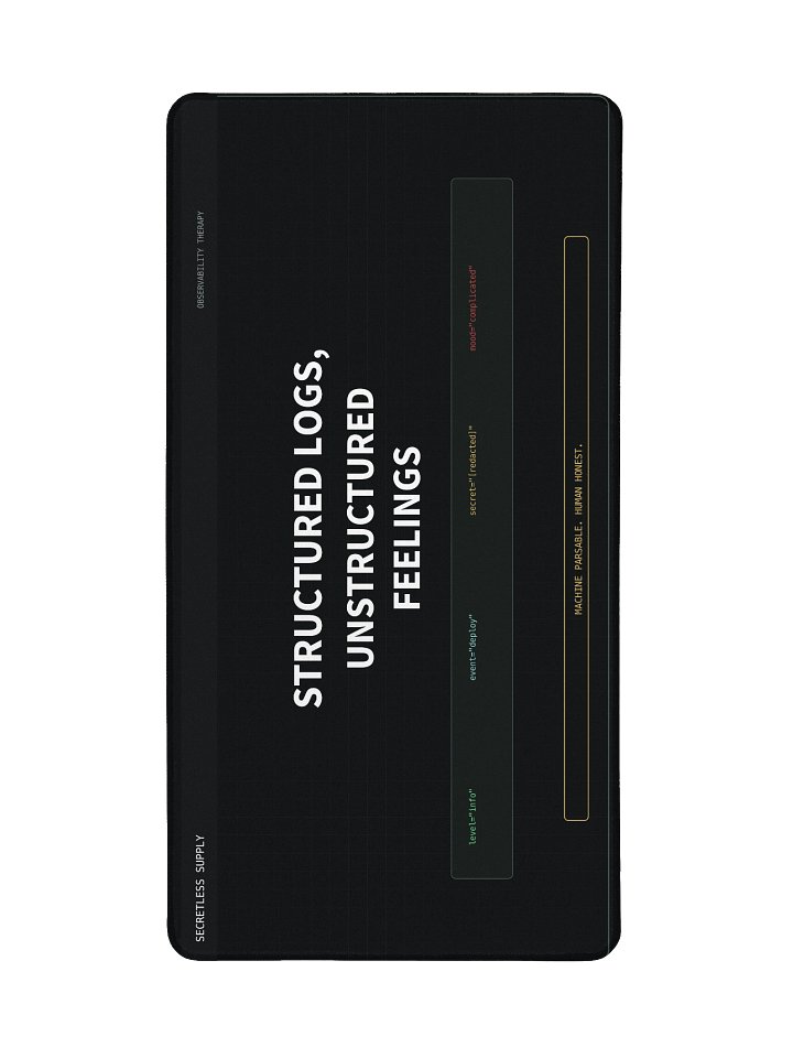 Structured Logs, Unstructured Feelings Desk Mat product image (2)