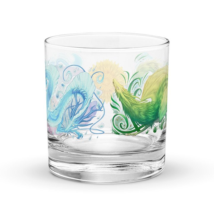 Spring Dragons Rock Glass product image (1)