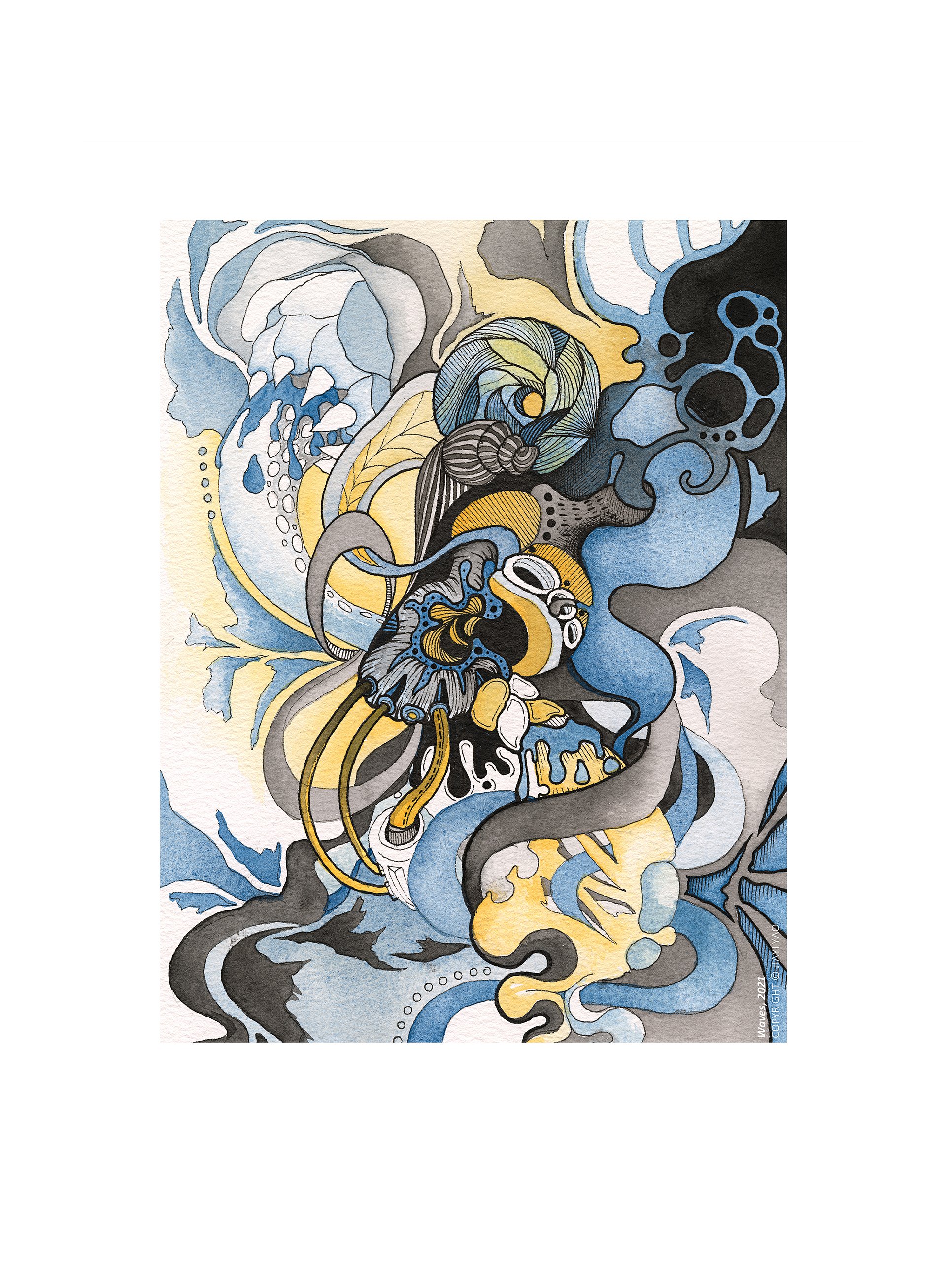 Waves - Original Art Print product image (1)