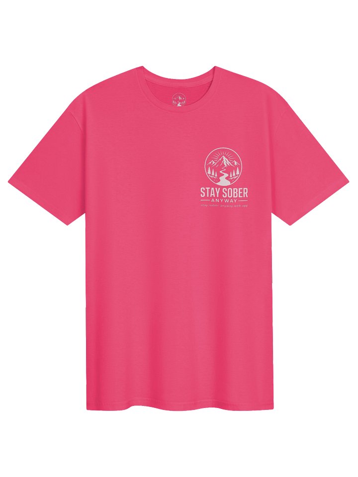 Stay Sober Anyway White Mountain T Shirt product image (1)