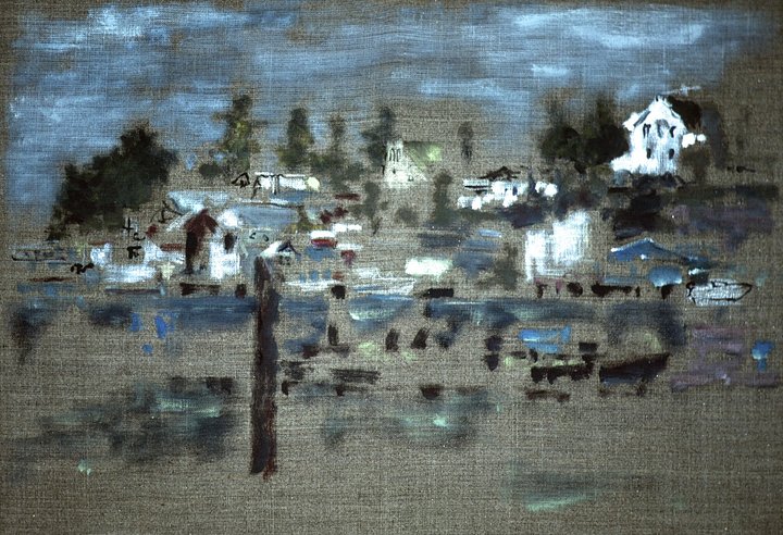 La Conner from Swinomish Reservation (1988) print product image (1)