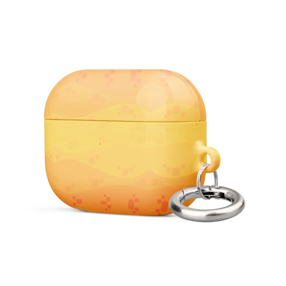 Orange Wave Airpods Case product image (2)