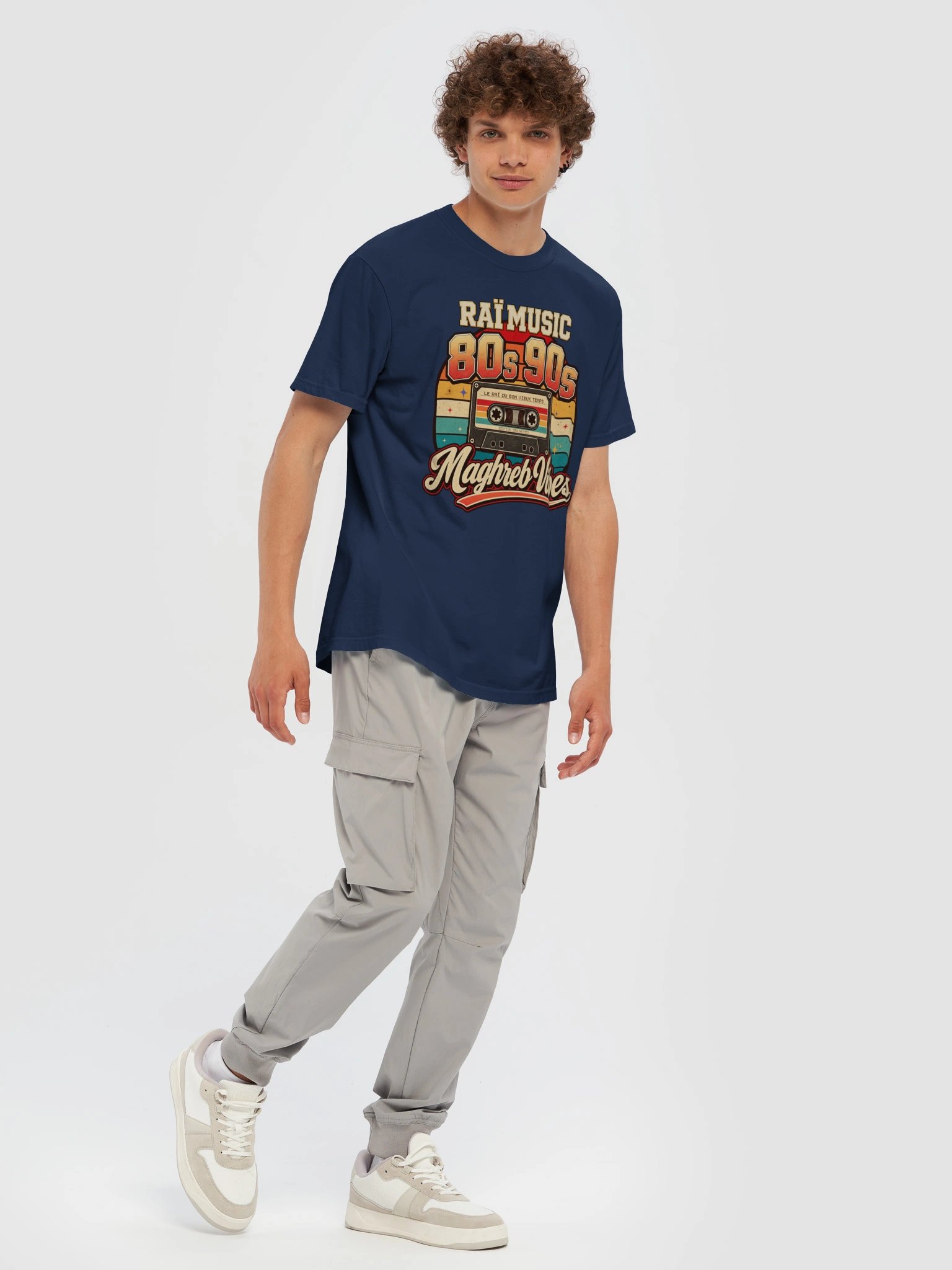 T-shirt Vintage Raï Music – Maghreb Vibes (Édition Cassette Rétro) product image (5)