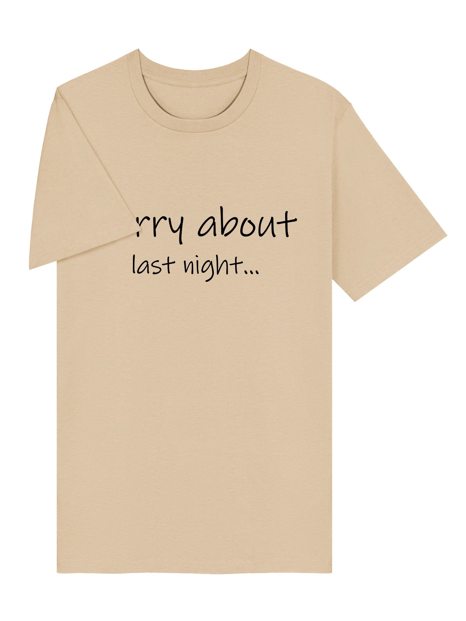Sorry About Last Night Organic Cotton Tee Lt. product image (30)