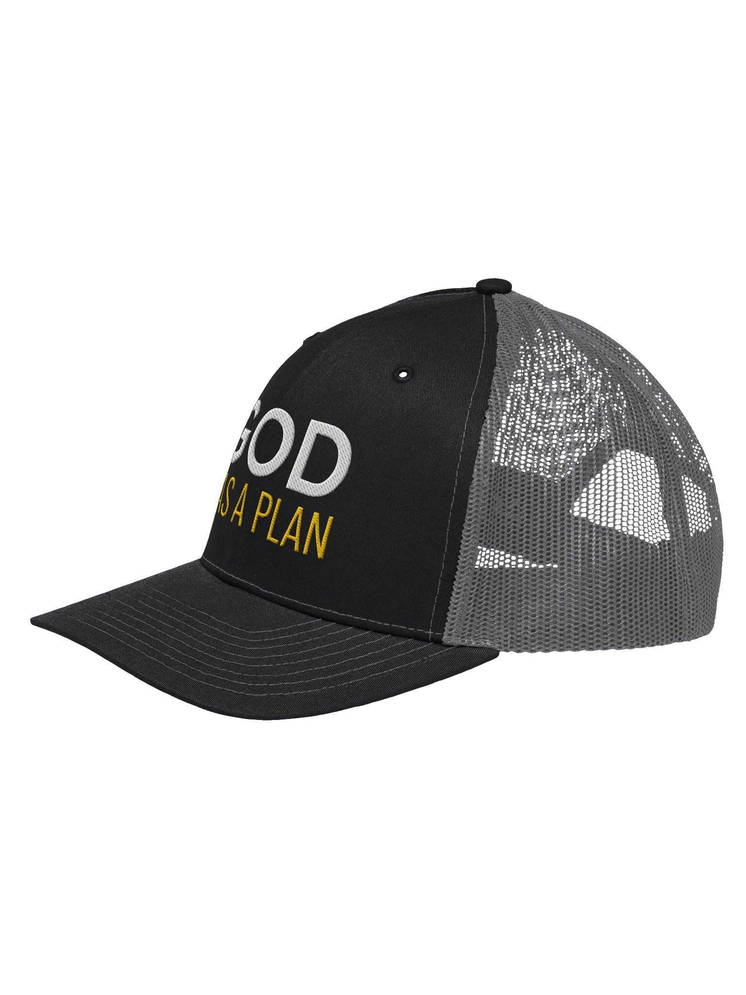 "GOD HAS A PLAN" Richardson Trucker Hat - Premium Embroidered Christian Apparel product image (13)