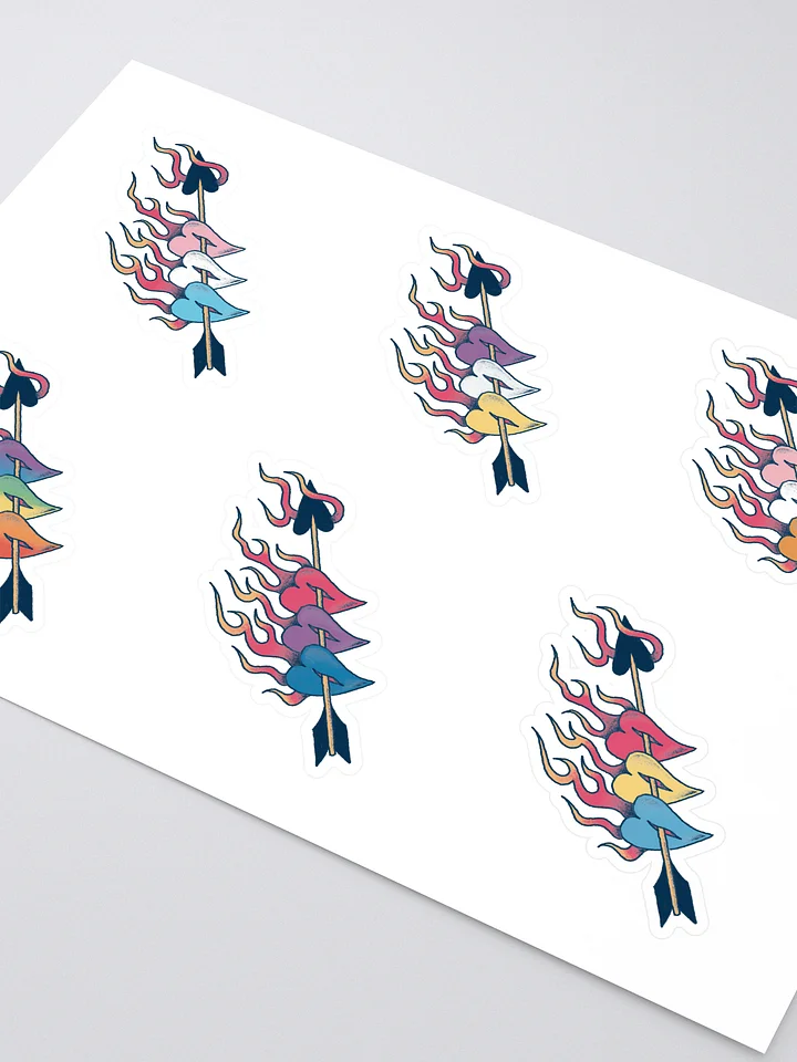 Pride Hearts - Pride Flags Sticker Sheet product image (2)