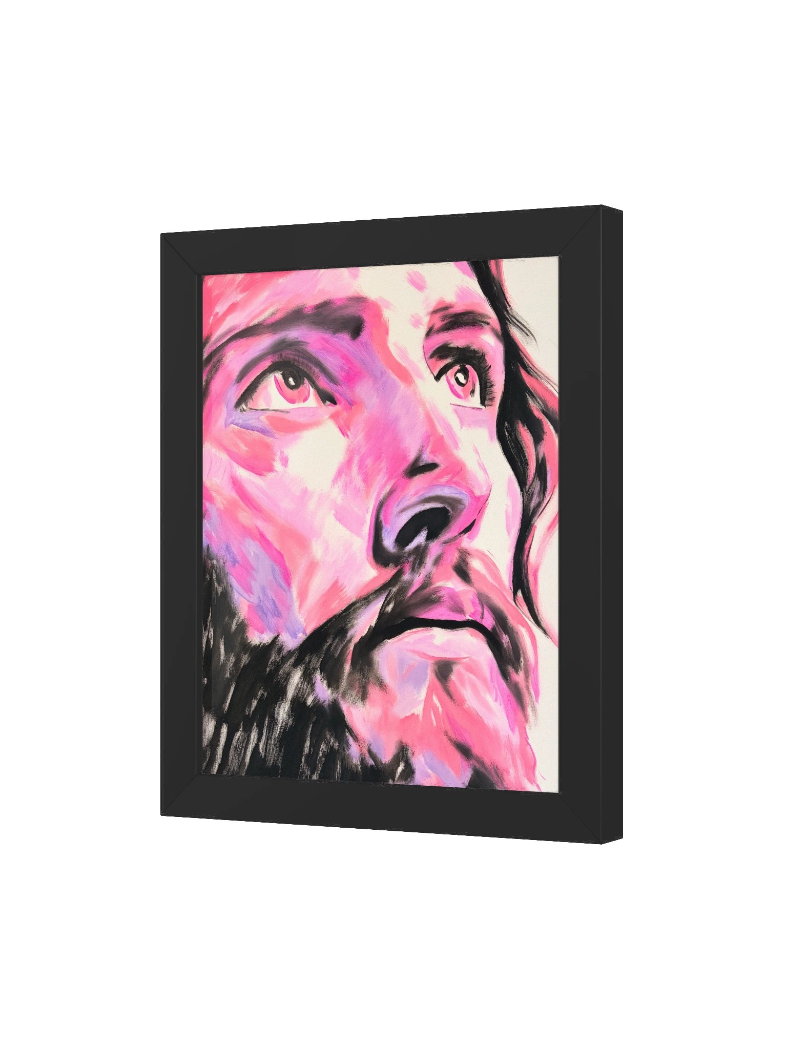 Jesus by Wamantha (Framed High-Quality Matte Fine Art Print) product image (27)
