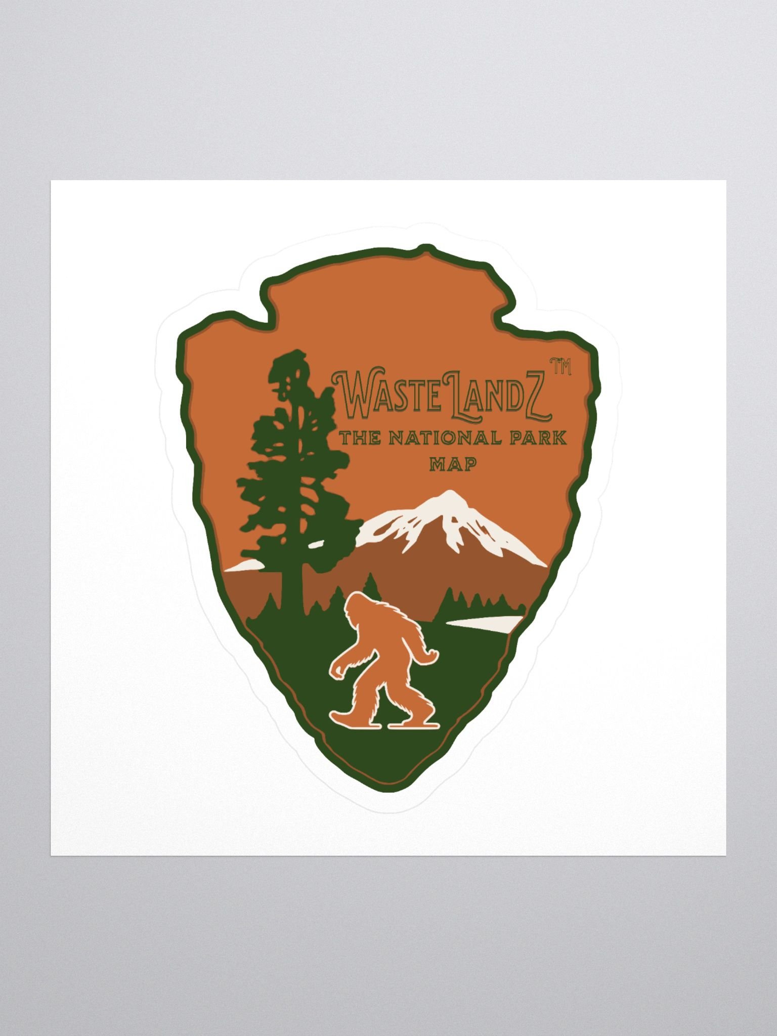 Wastelandz National Park Emblem Stickers product image (1)