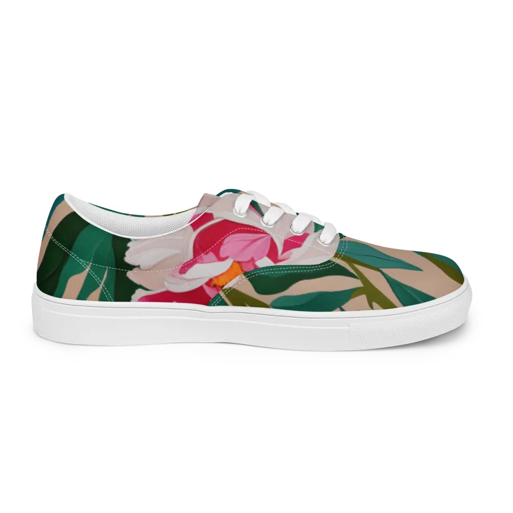 Peony Lace-Up Canvas Shoes product image (12)