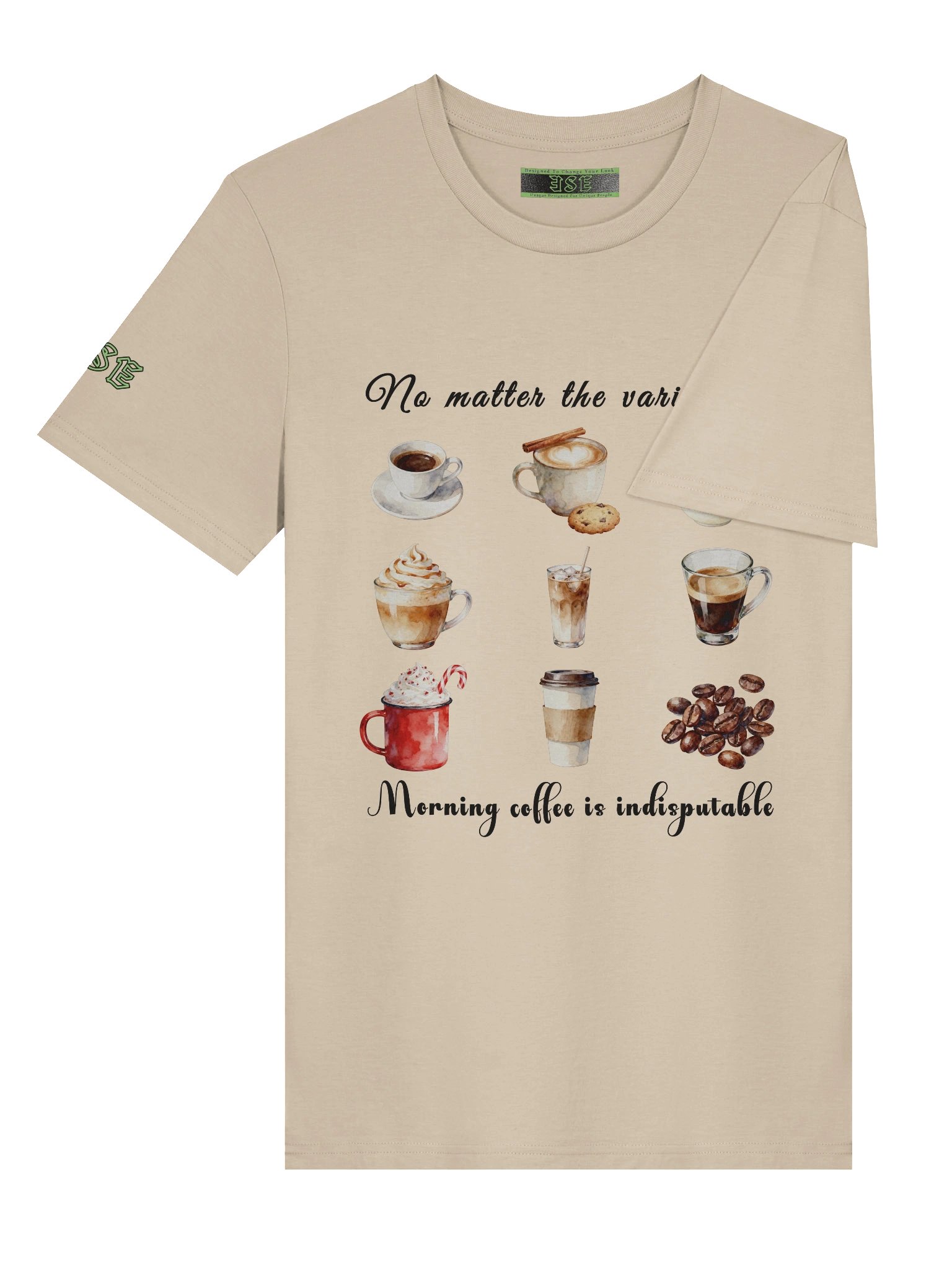 Morning Coffee Variation – Das ultimative Kaffee-Statement Organic T-Shirt product image (13)