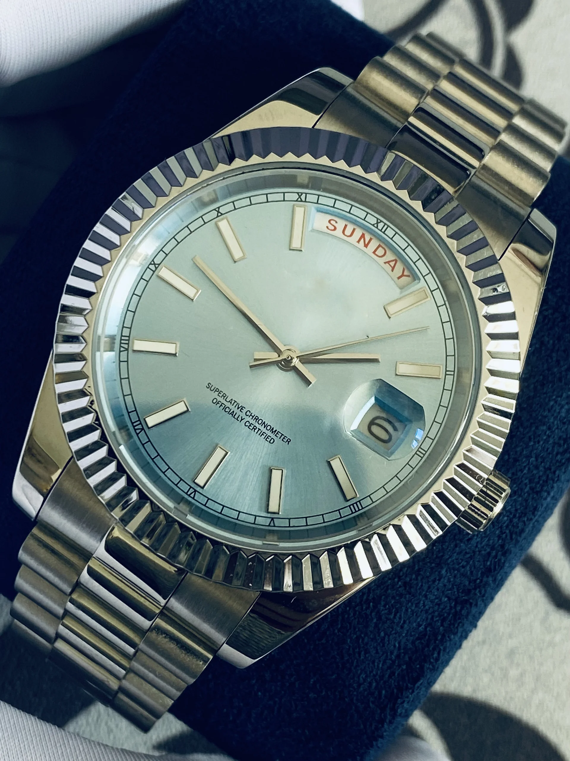 Aoryzon Celestial Day-Date – Ice Blue Edition product image (4)