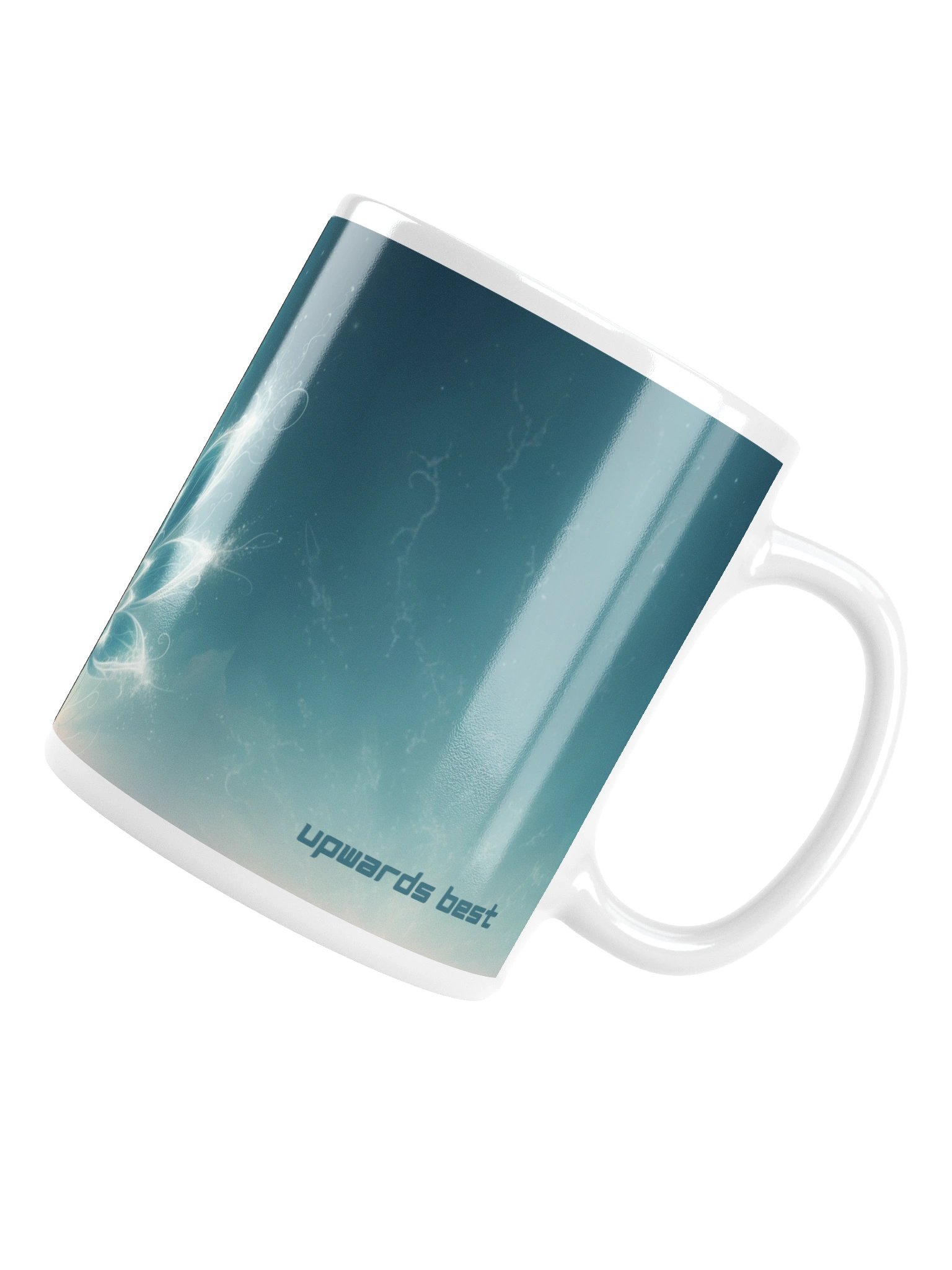 Reset. Reignite. Rise. Momentum Mug – Teal Bloom product image (7)