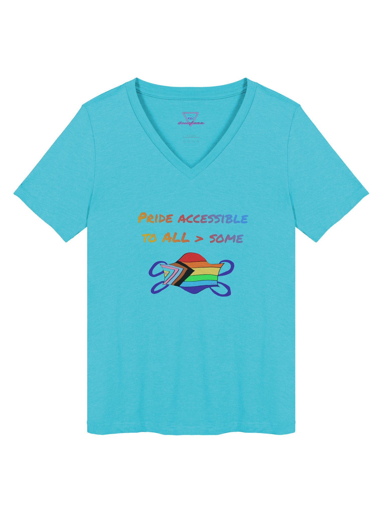 Pride Accessible to All > Some neck tee product image (3)