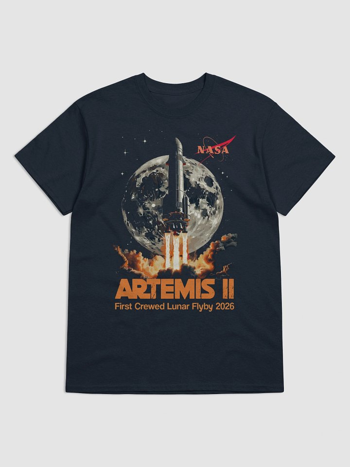Artemis 2 Rocket Lunch Shirt | Artemis II Mission Tee product image (2)