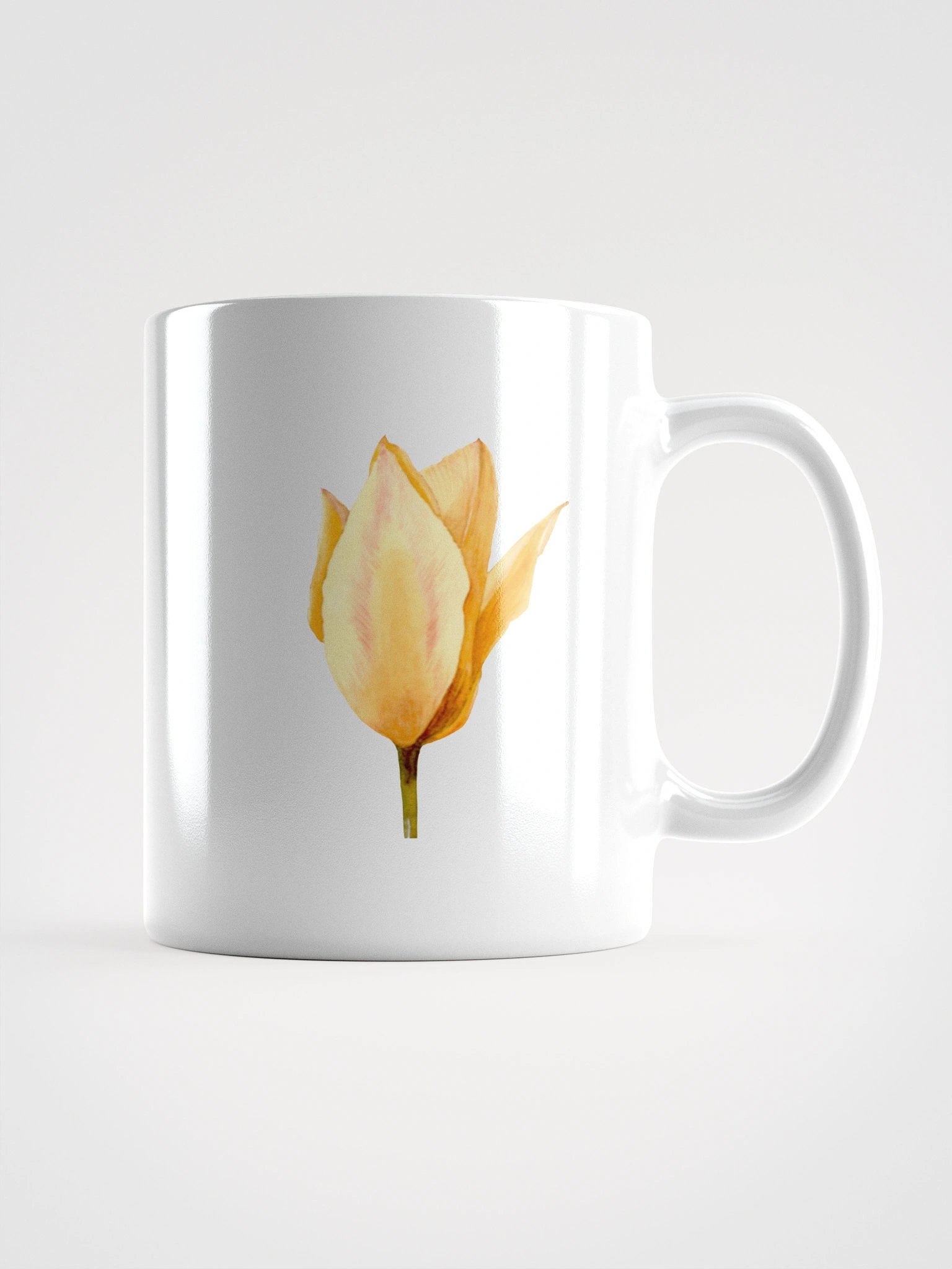 Tulip White Glossy Mug product image (2)