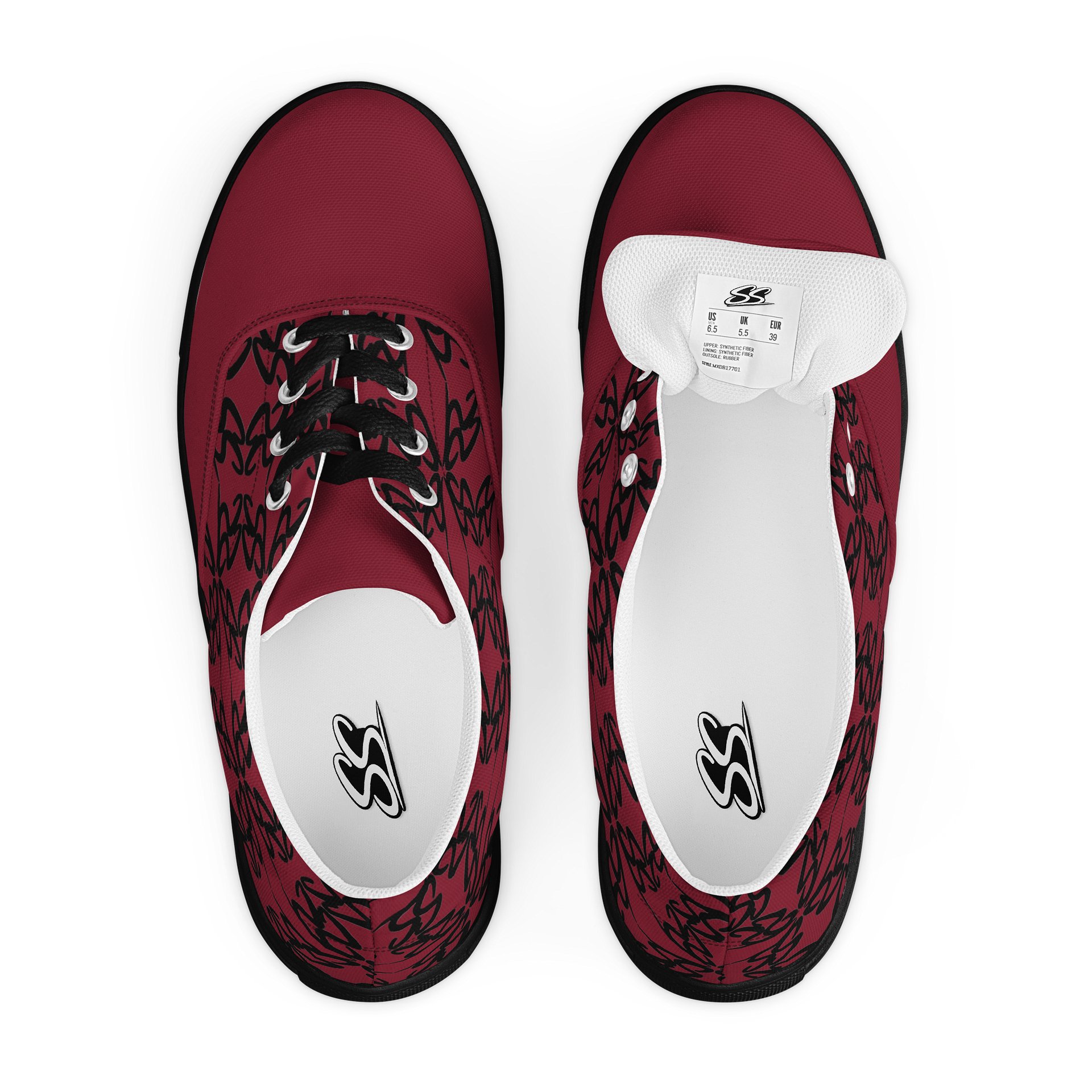 Burgundy SS OV MF all overs (Men's) product image (4)