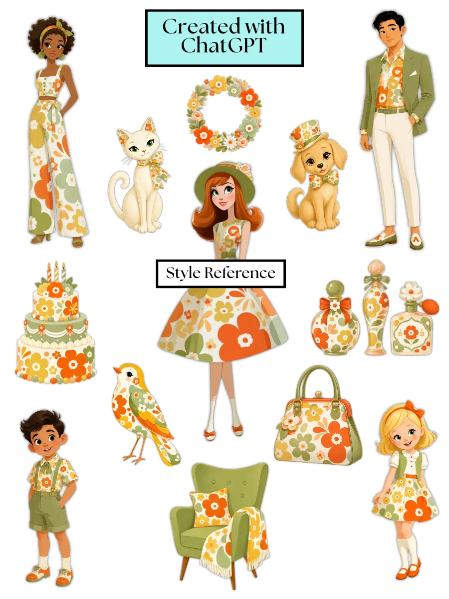 Magic Style Pack Volume 1: Clip Art Styles for Spring & Summer product image (4)