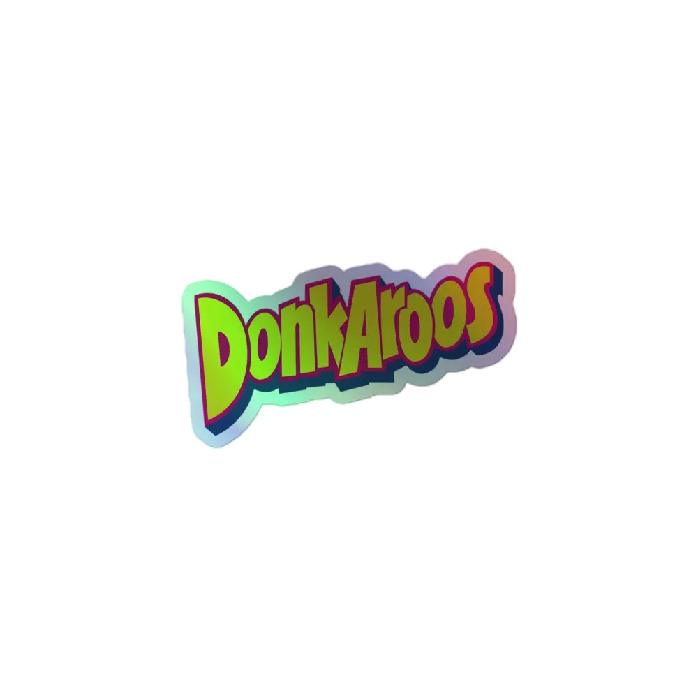 Donkaroos Holographic Sticker product image (1)