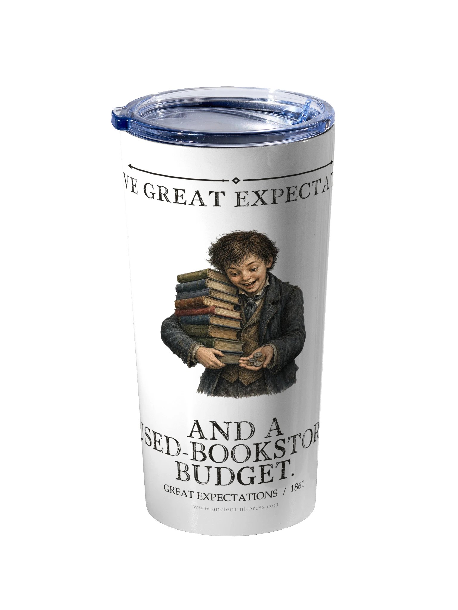 Have Great Expectations Used Bookstore Budget -- Great Expectations 20oz Tumbler product image (2)