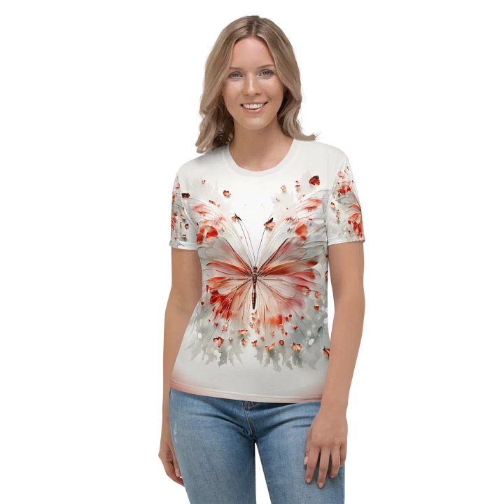 White Butterfly T shirt product image (2)