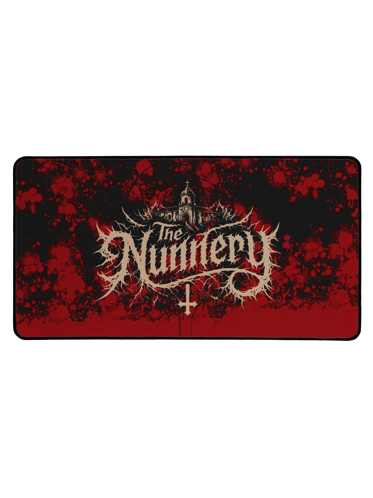 The Nunnery Blood Splatter Desk Mat product image (1)