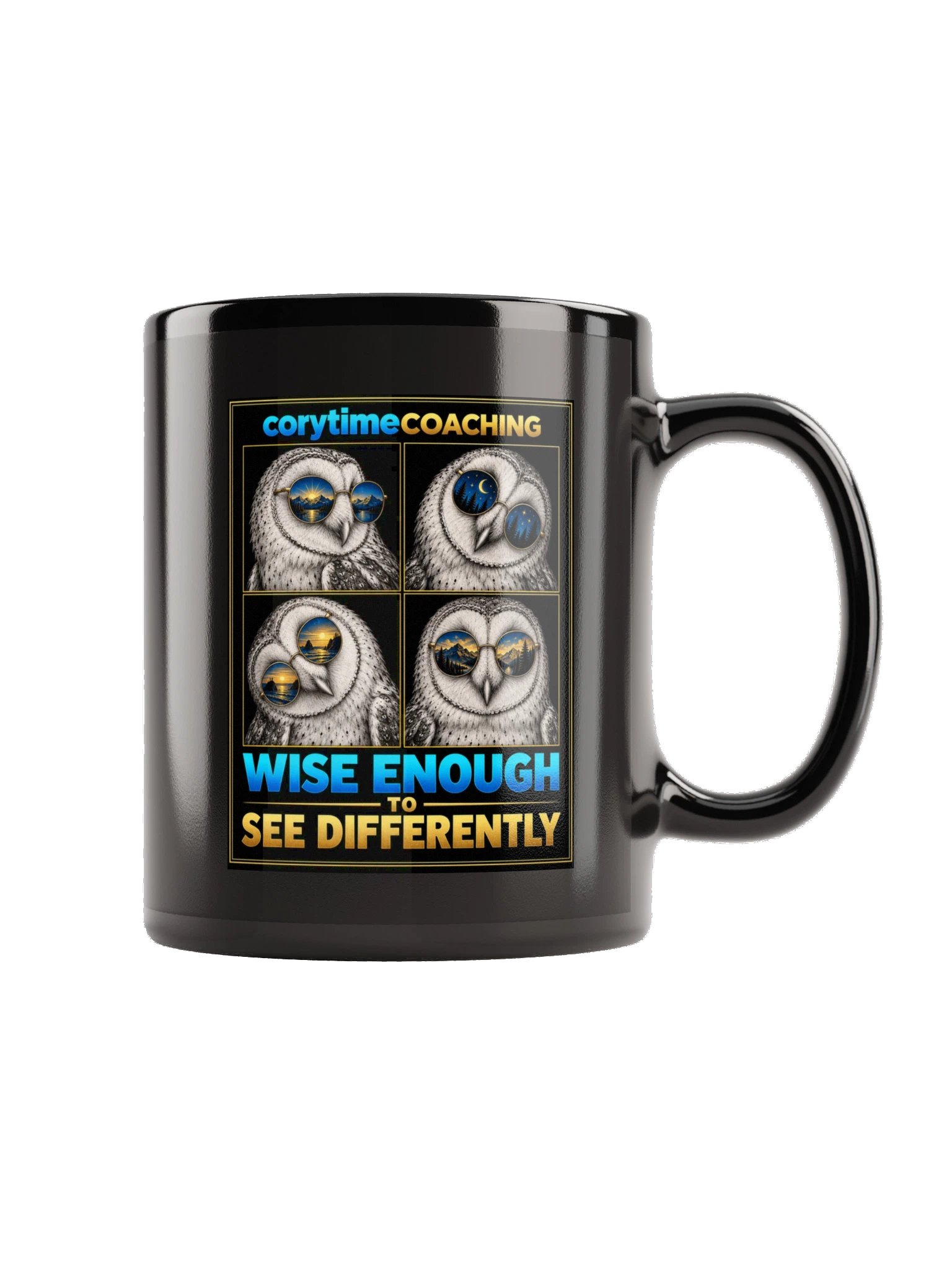 corytimeCOACHING Black Glossy Mug product image (9)
