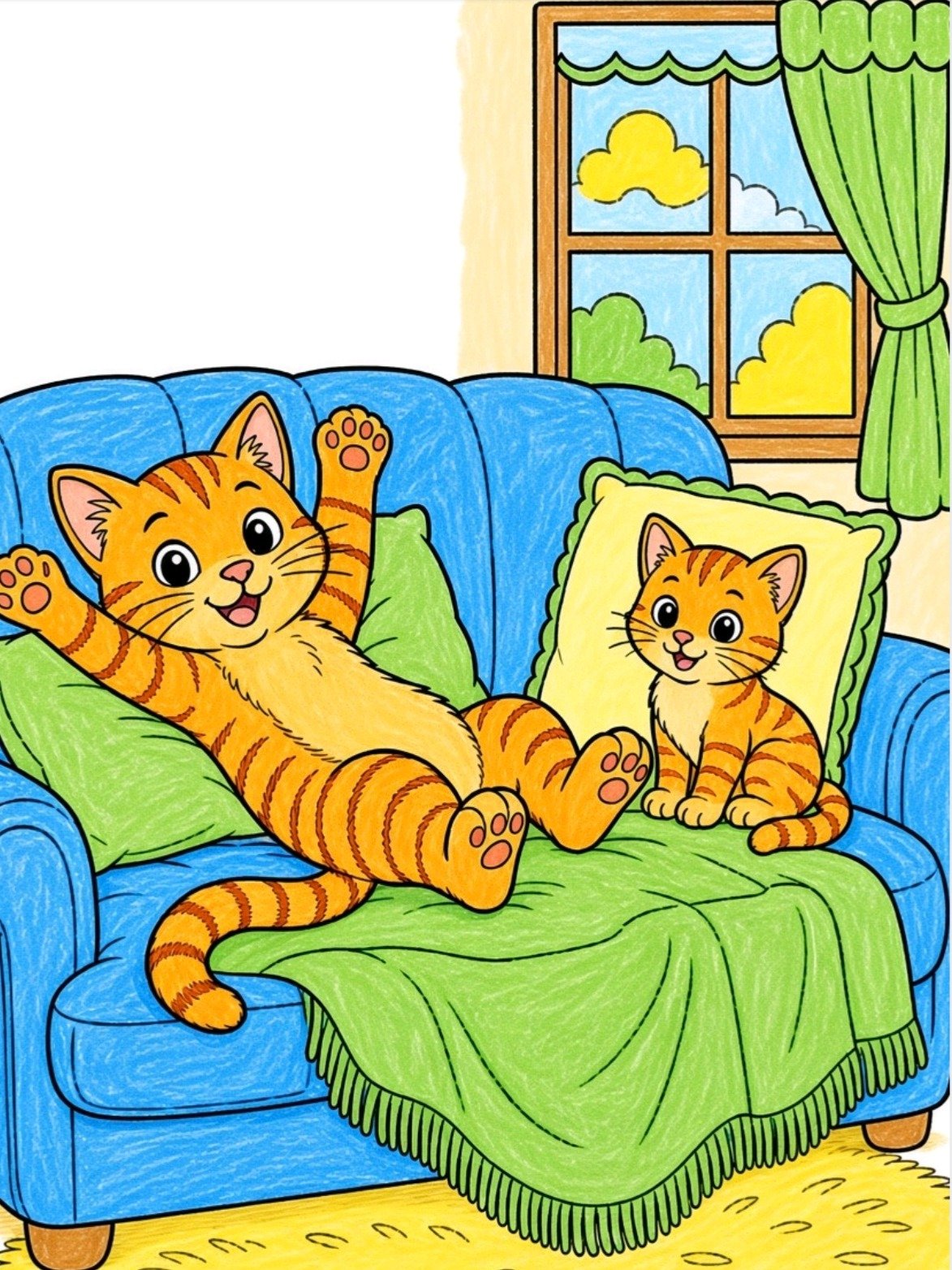 FREE SAMPLE: (5 Printable Coloring Pages) Twinkle & Little Sue: Free Sample Pack product image (2)