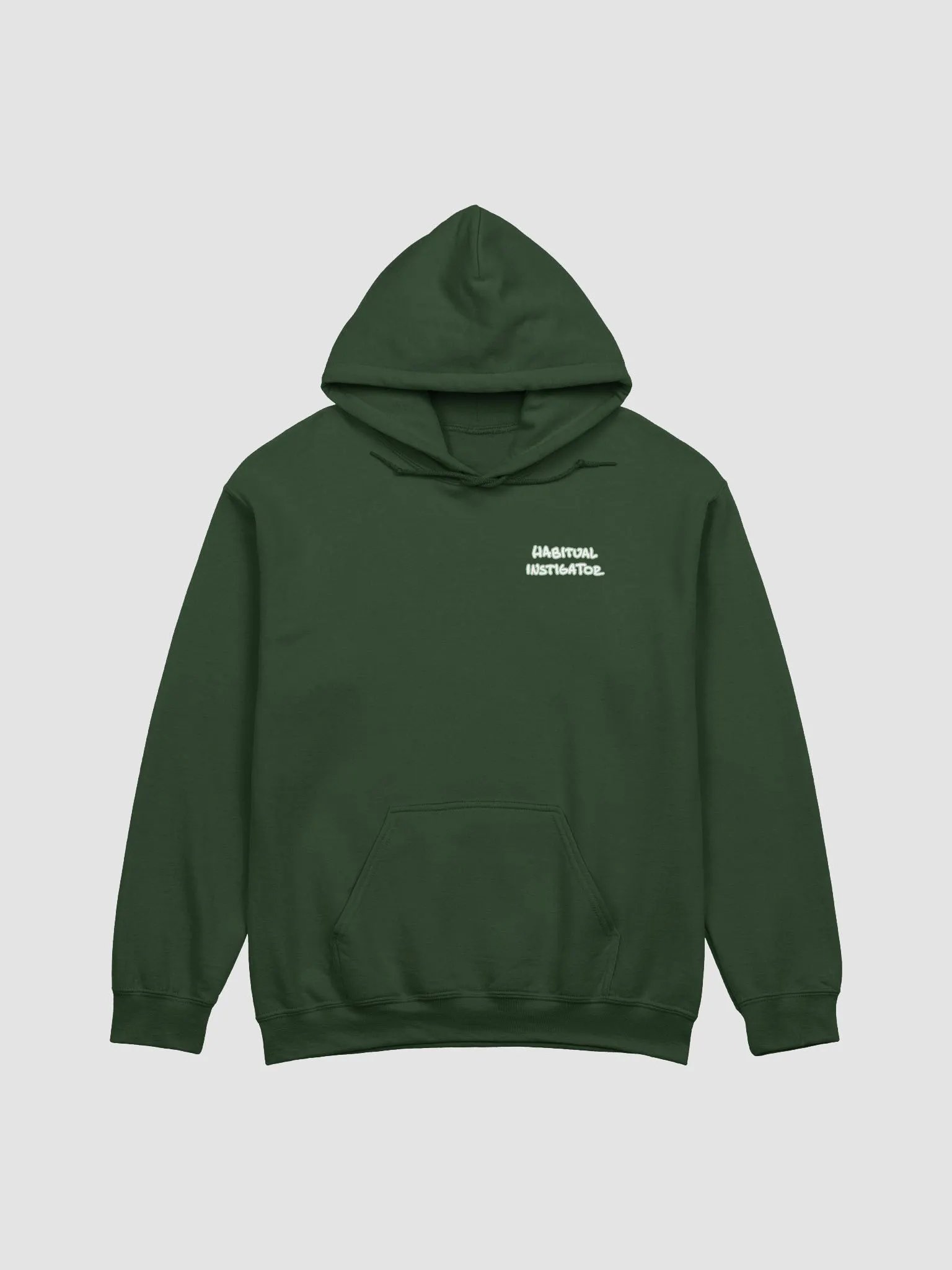 HABITUAL INSTIGATOR (sm. lined design, #96B697) classic hoodie product image (26)