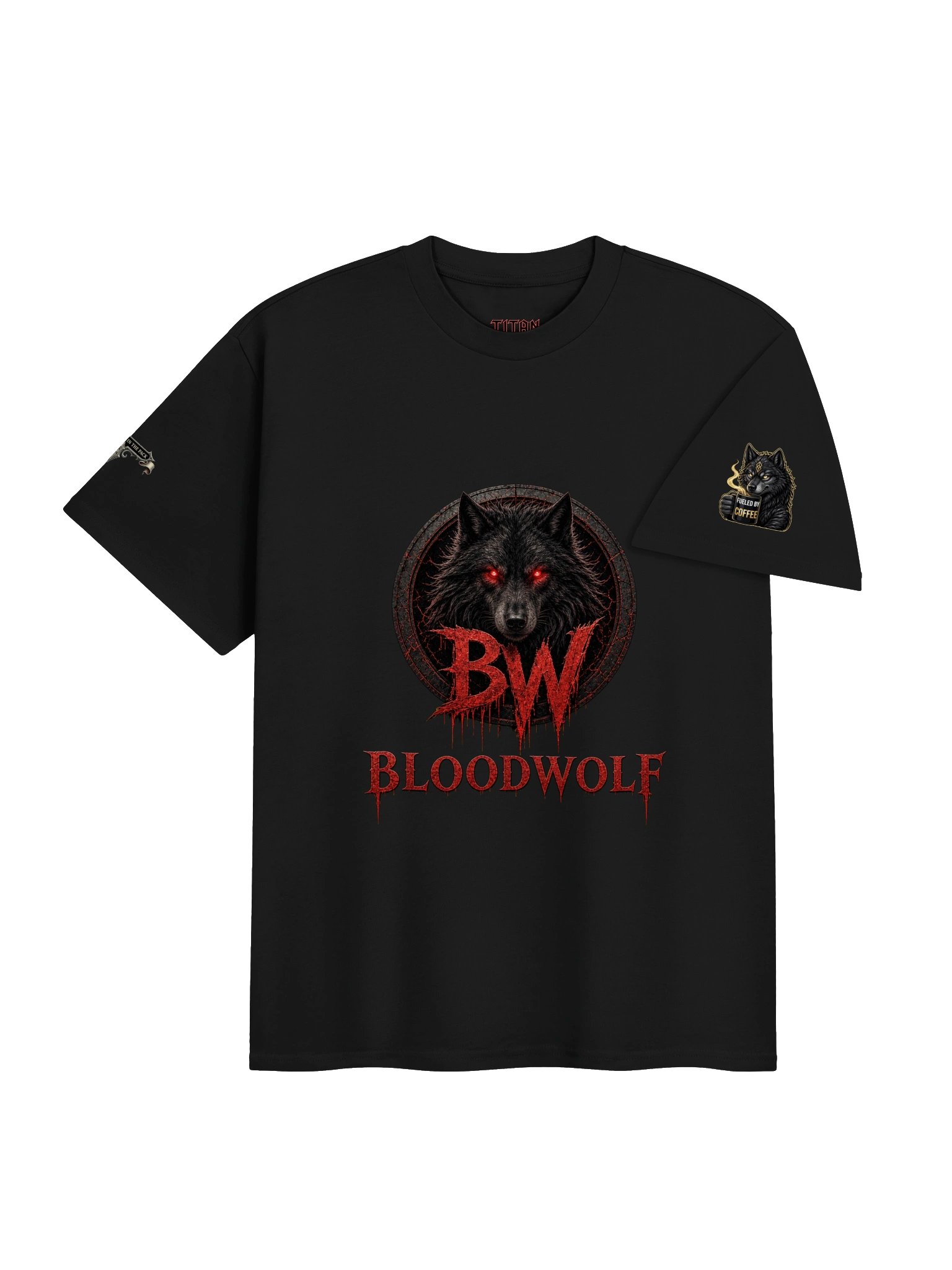 Blood Wolf Horror Logo Heavy Tee product image (13)