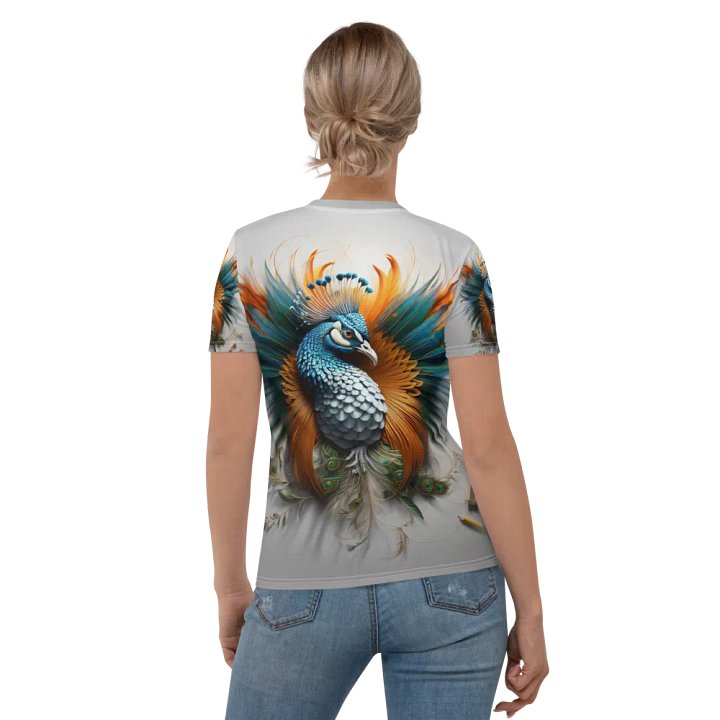 Peacock Vibrant T shirt product image (2)