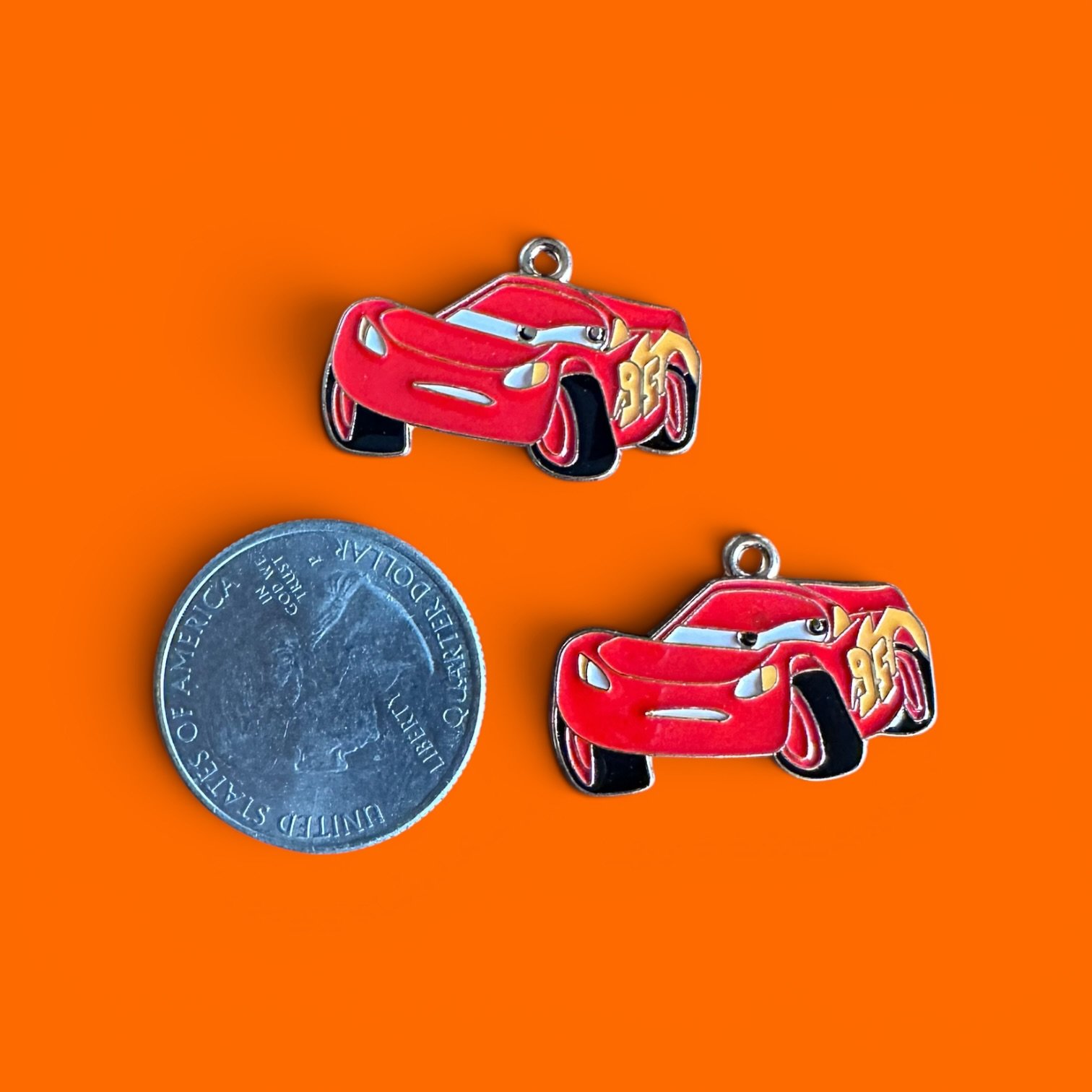 Lightening Race Car Whinny Winners Braid and Bridle Charms for Horses | Little Shop of Ponies product image (2)