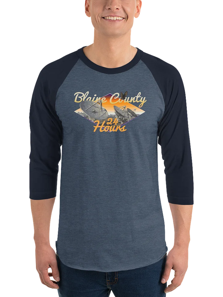 BC24 Sunset & Satellites Baseball Tee product image (1)