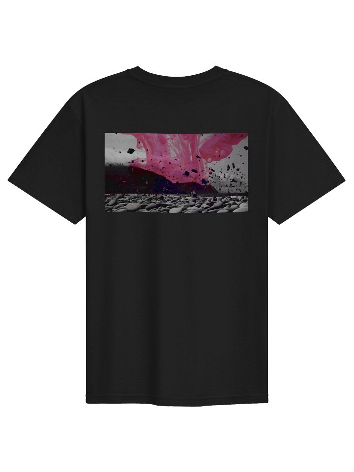 Logo t-shirt with Pink Splash back design product image (2)