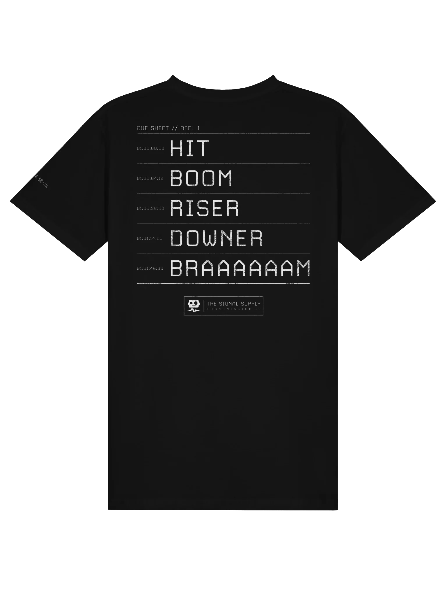 Signature Tee | Transmission 02 (Cue Sheet) product image (1)