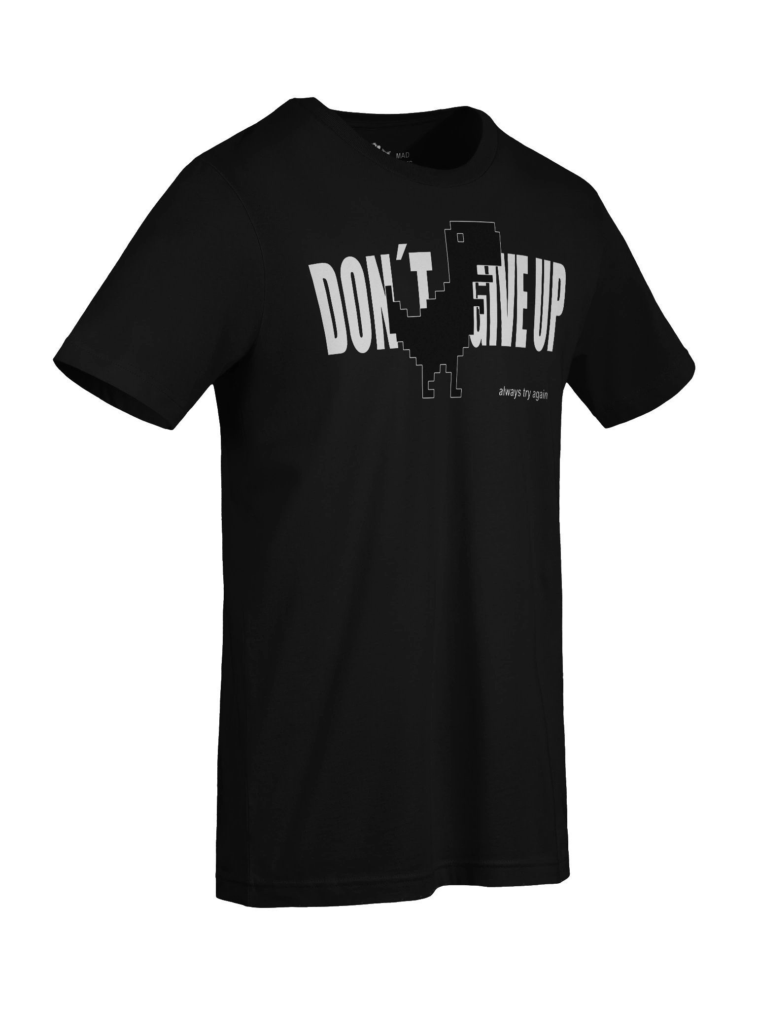 Pixel Dinosaur Don´t Give Up / Motivational Tee product image (7)