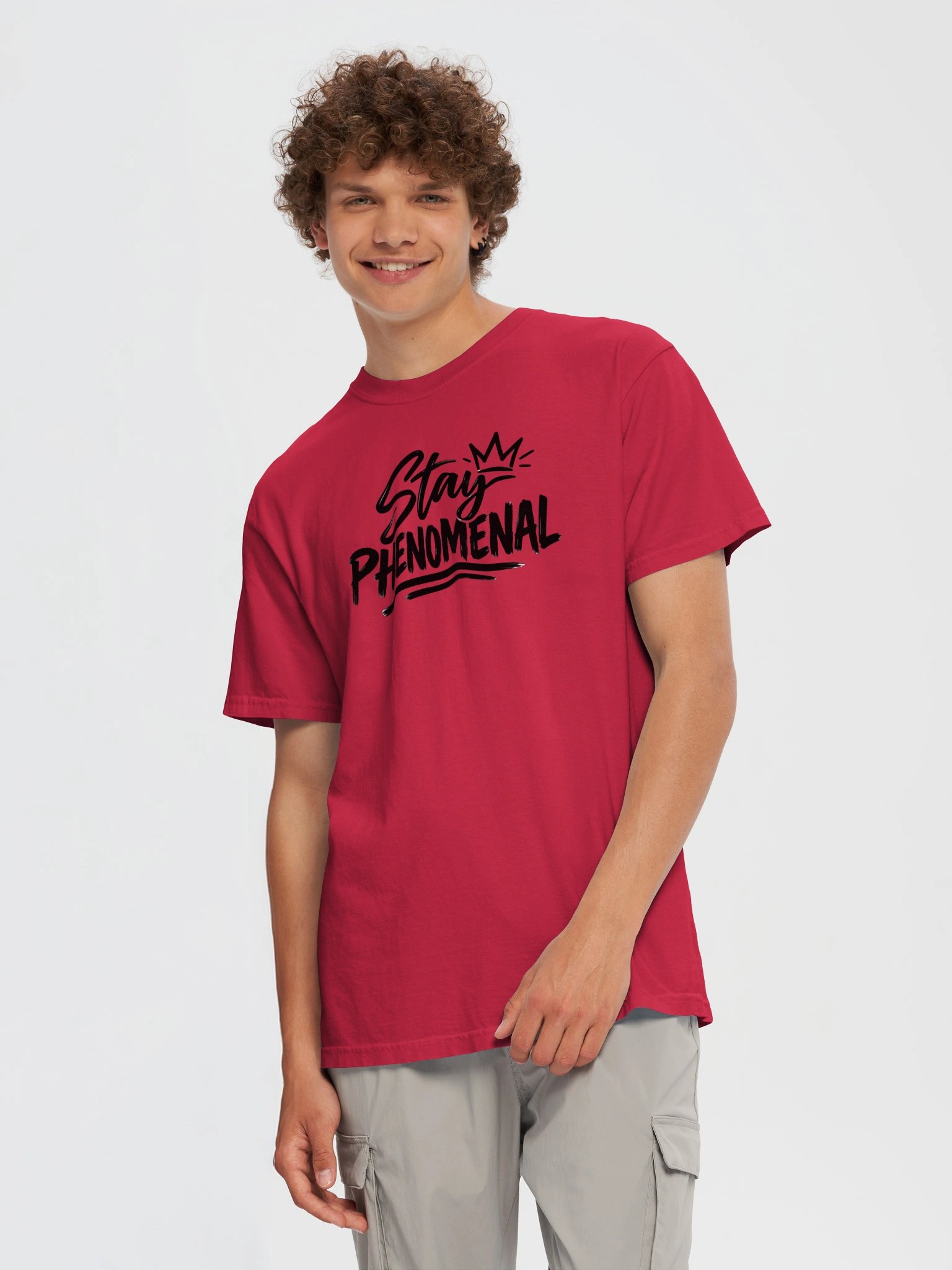 Stay Phenomenal Red Tee Shirt product image (5)