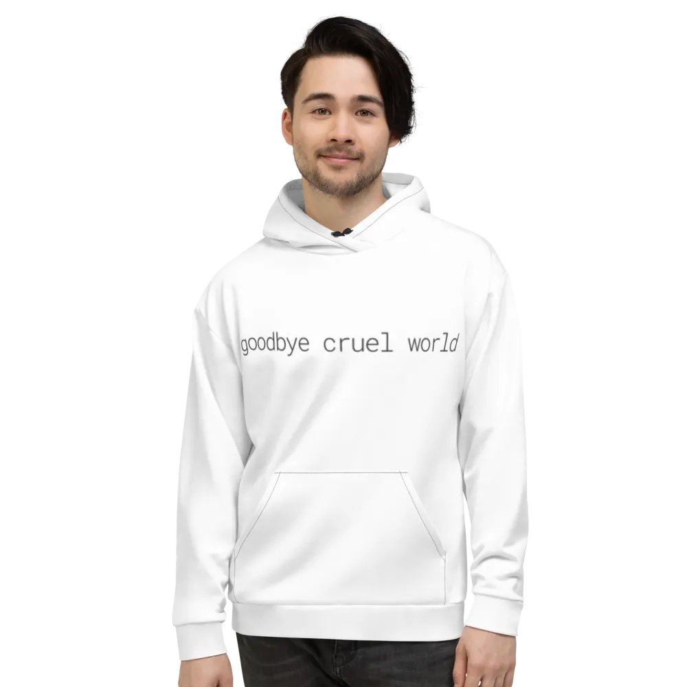 goodbye cruel world, rm -rf / hoodie (light mode) product image (5)
