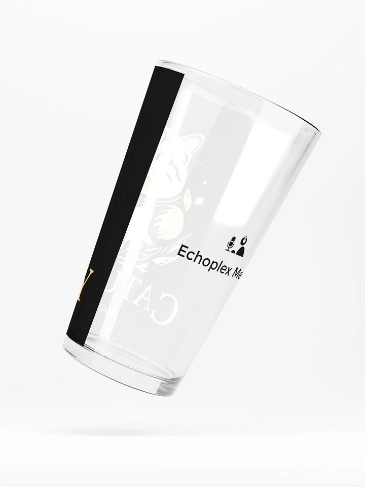 Caturday Pint Glass - Big Orange Kitty - Stable Diffusion product image (2)
