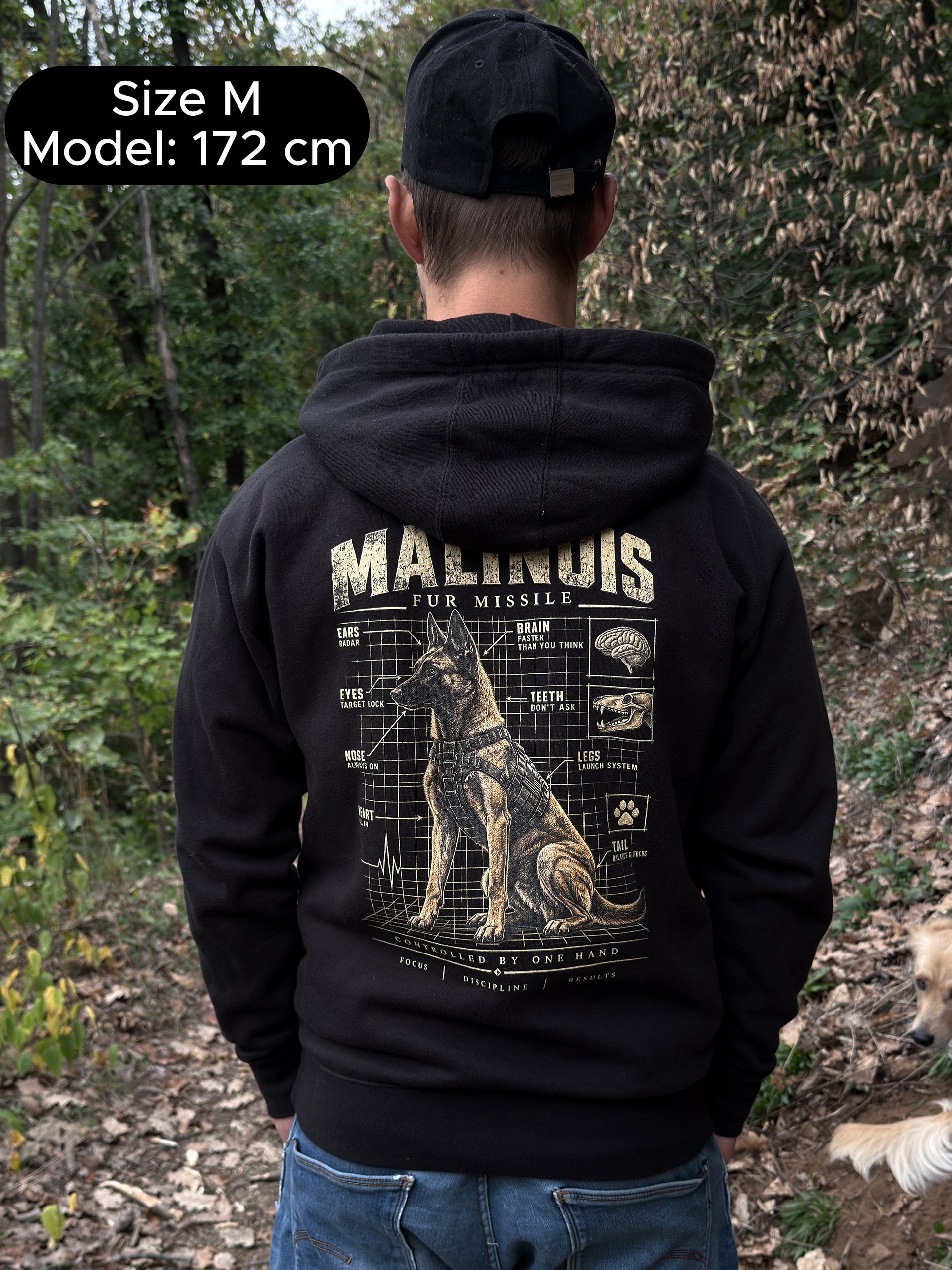 MALINOIS Fur Missile – Premium Hoodie product image (5)