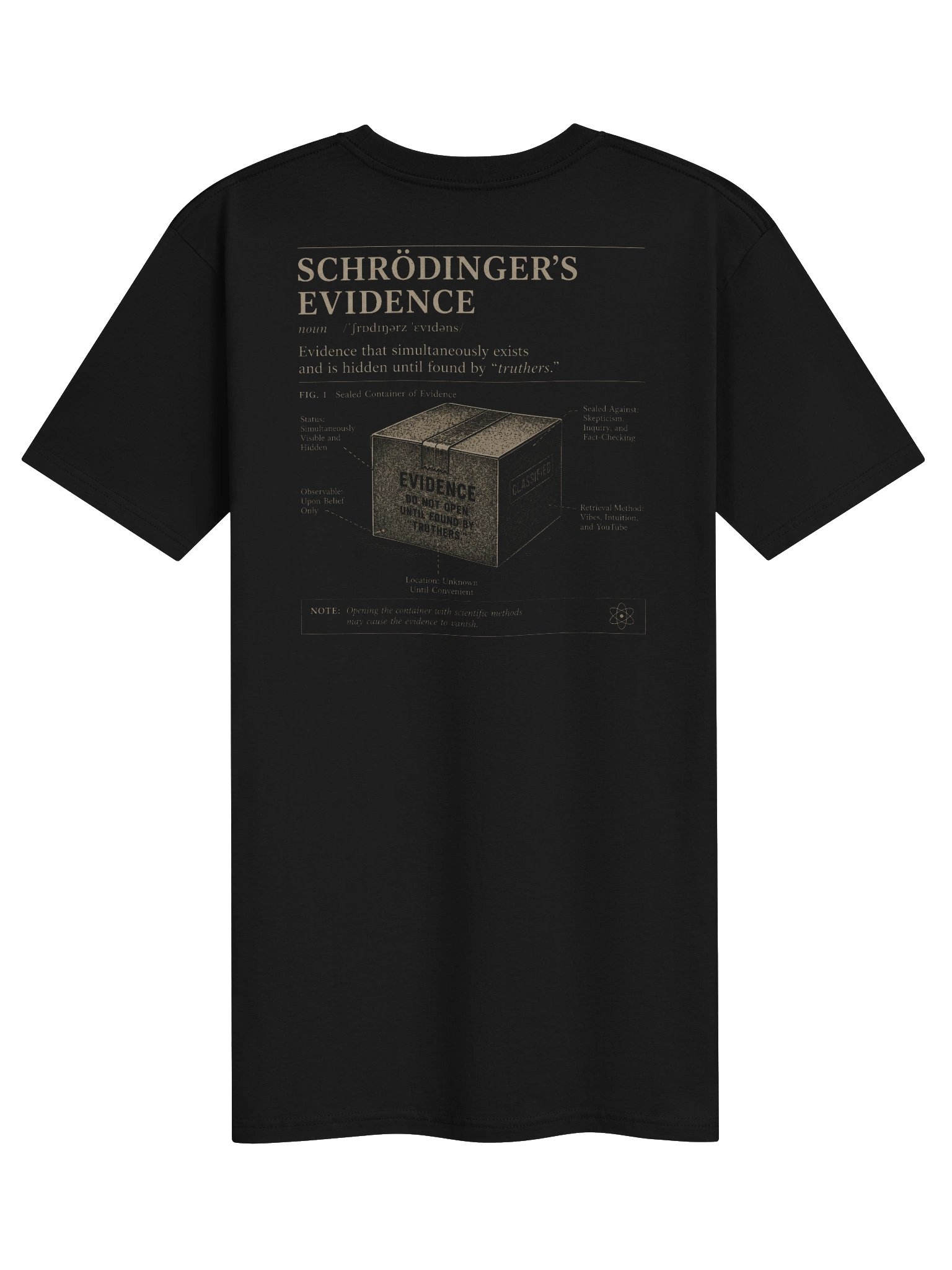 Schodinger's Evidence Shirt product image (2)