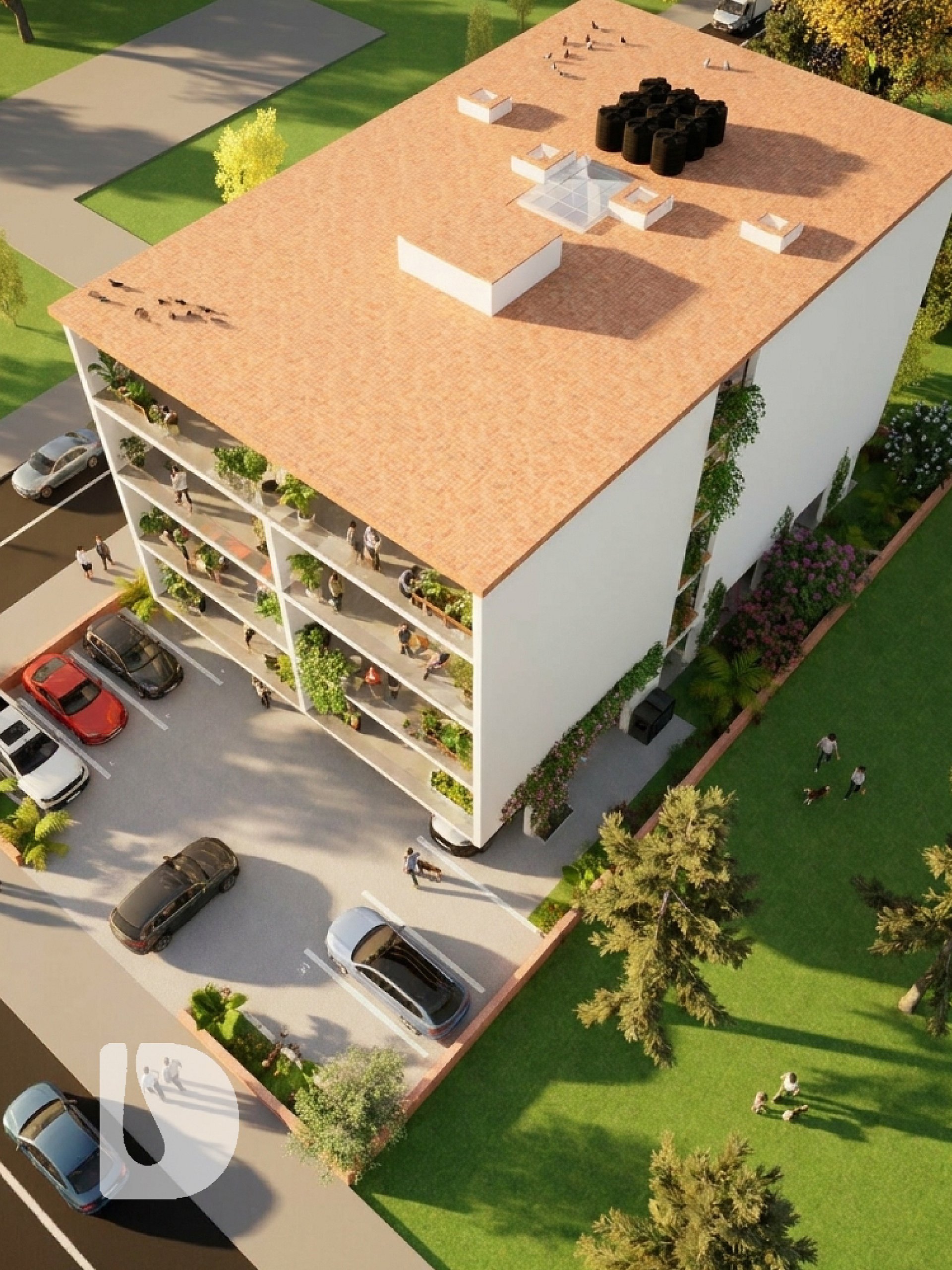Architectural Drawings – 5-Storey 7-Unit Apartment Block with Penthouse | DA53301B product image (2)