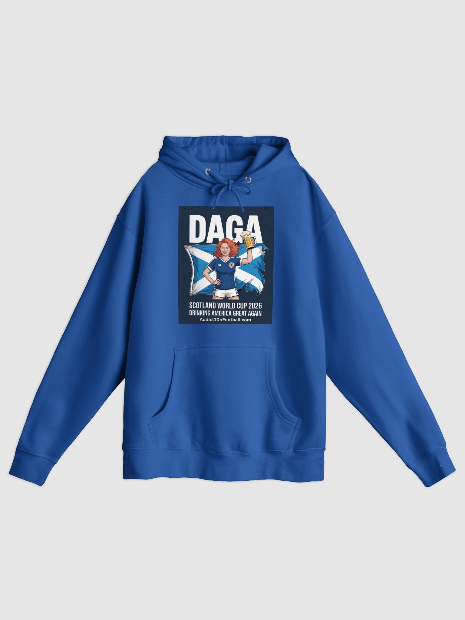 SCOTLAND 2026 – BLUE HOODIE - DRINK AMERICA GREAT AGAIN product image (1)