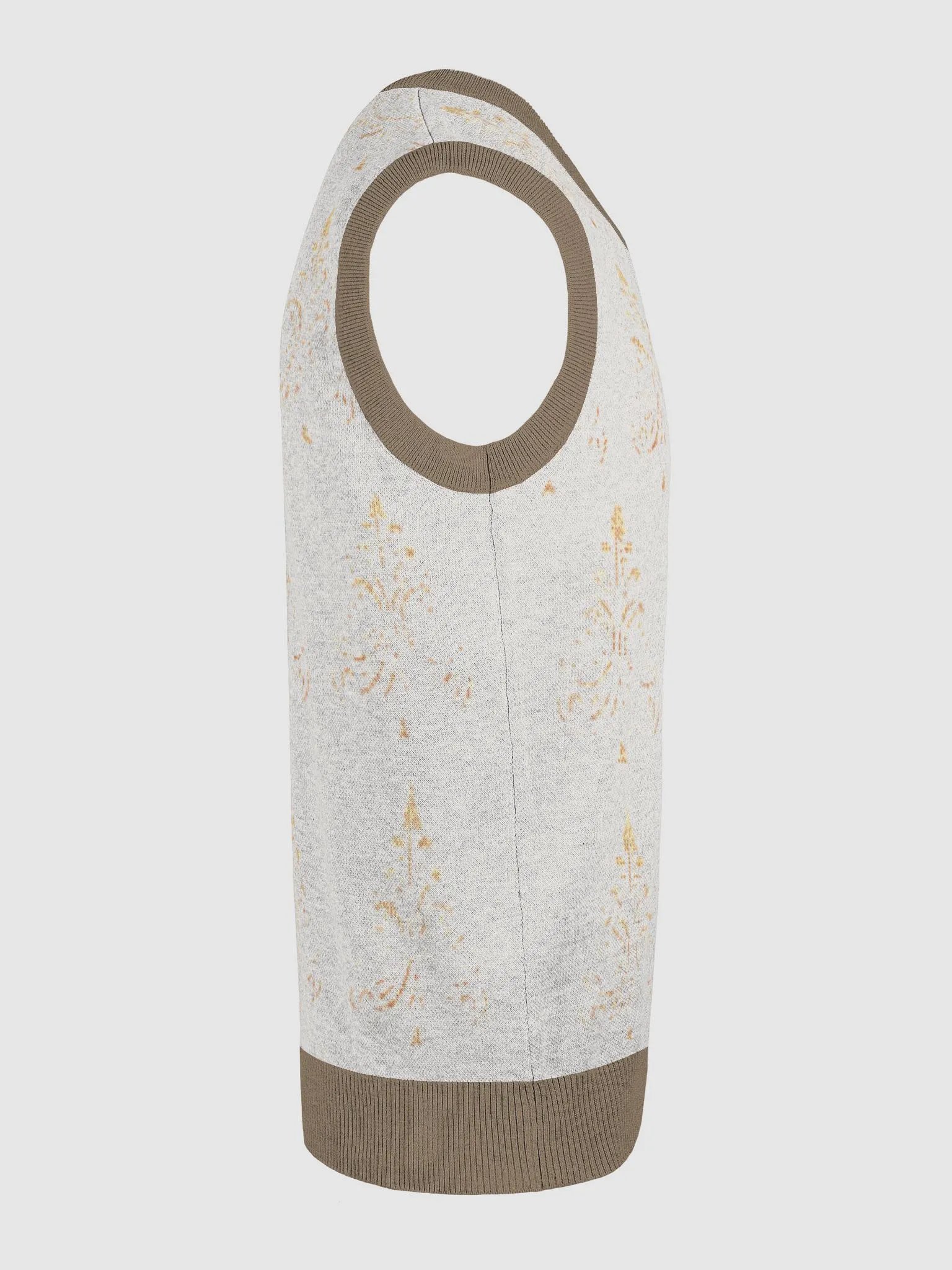 Customizable Jacquard V-Neck Vest product image (5)