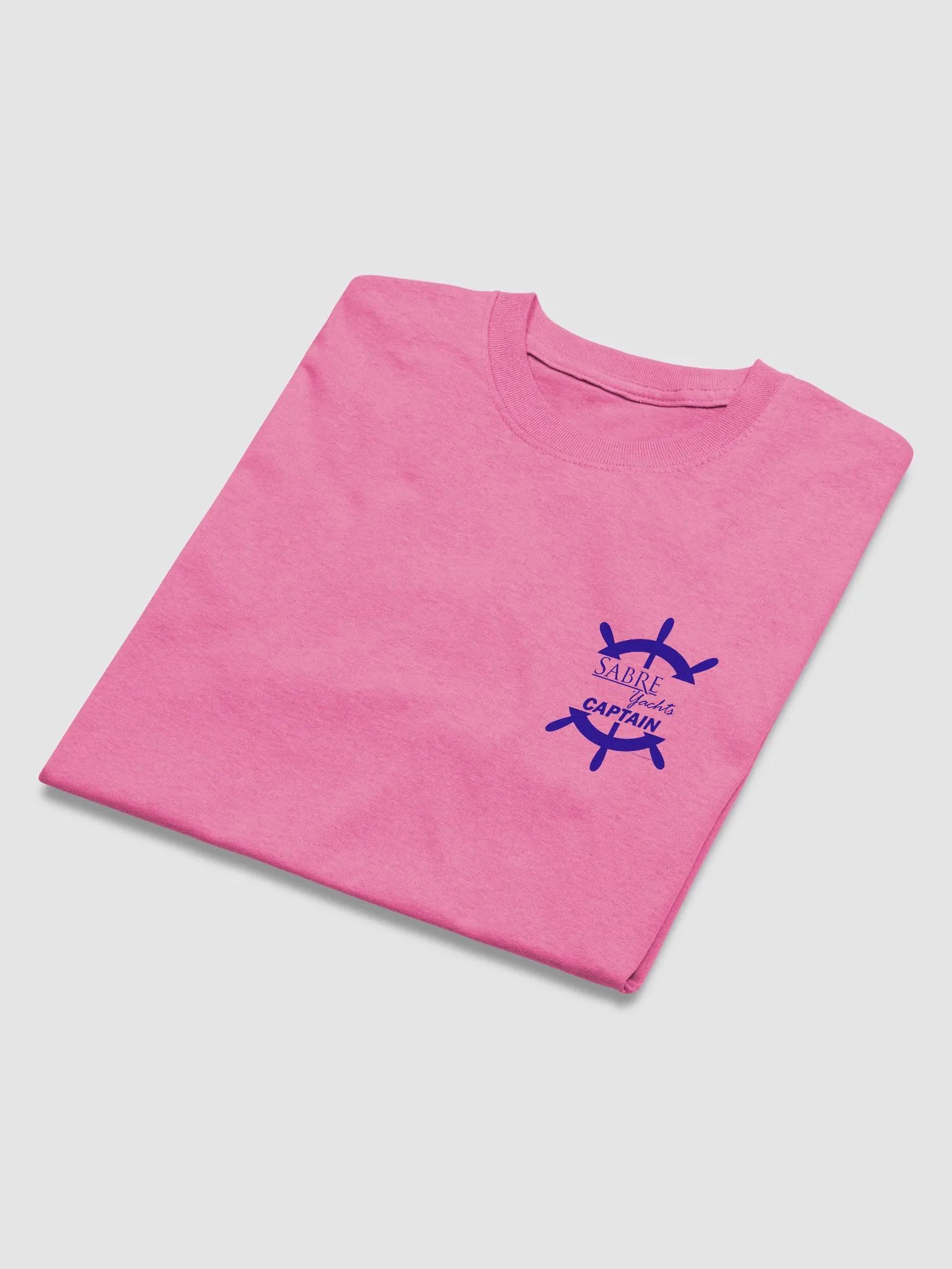 Sabre Yachts Captain - T-Shirt - Light Shirt w/Blue Logo product image (6)