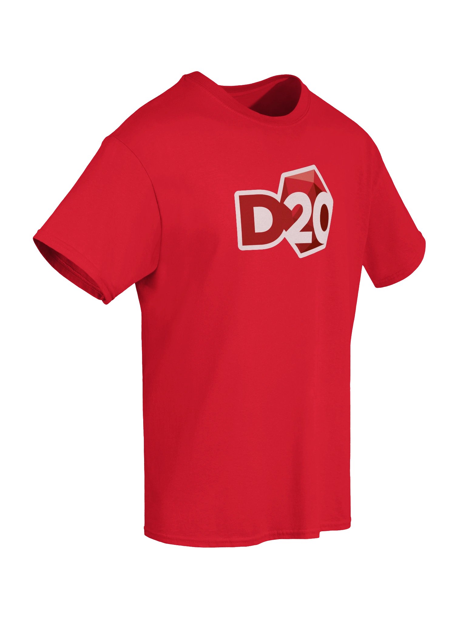 D20 - T-shirt rouge product image (8)
