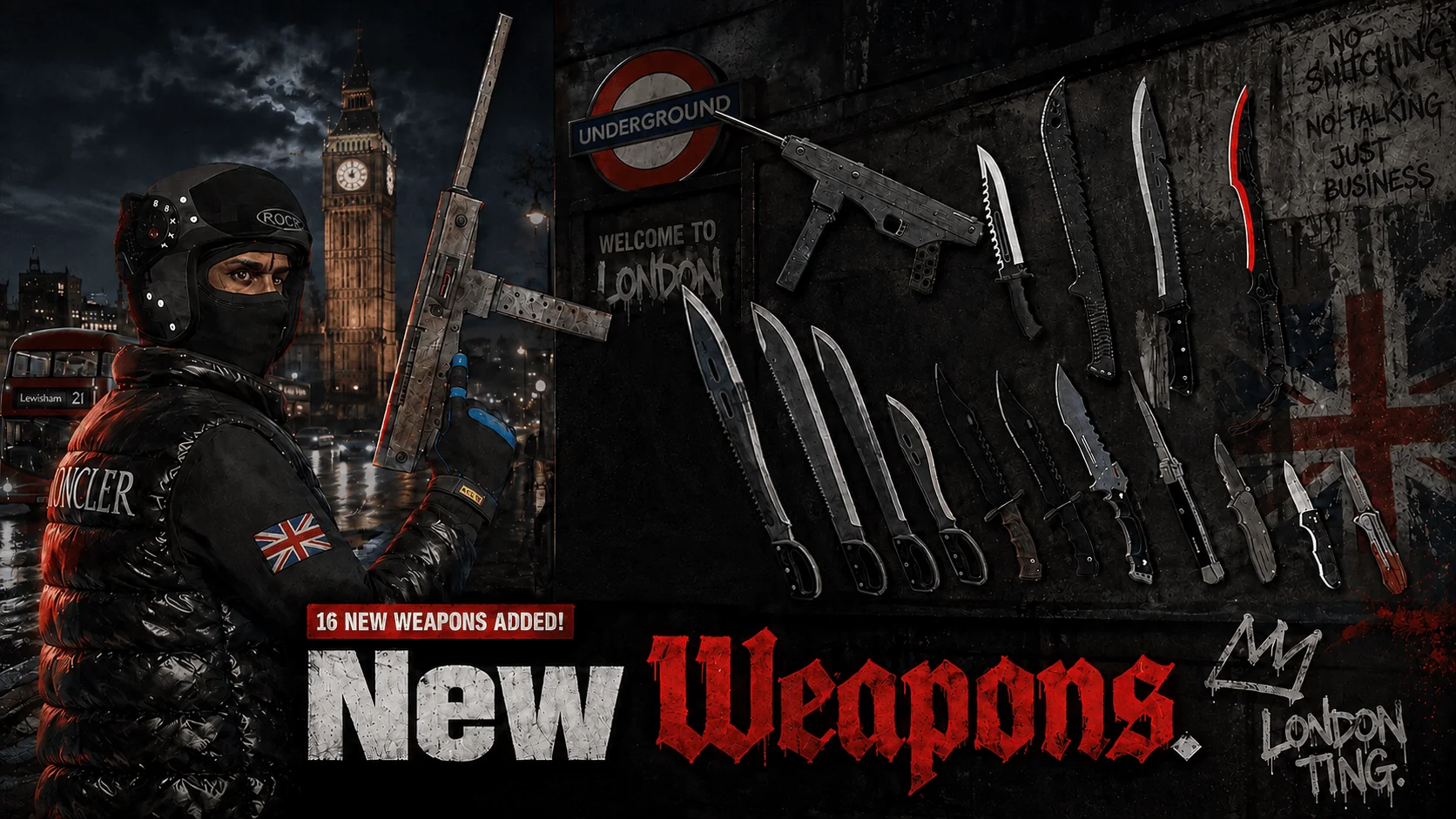 Fivem UK Weapon Pack | Custom Weapons for FiveM Servers [ESX, QBOX, QBCORE] product image (4)