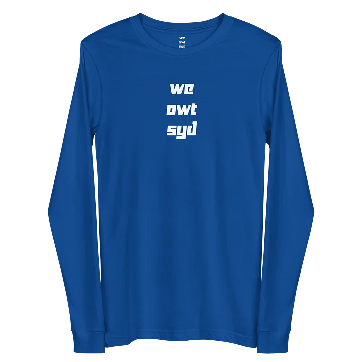 WeOwtsyd Premium Long Sleeve T-Shirt - Royal Blue product image (2)